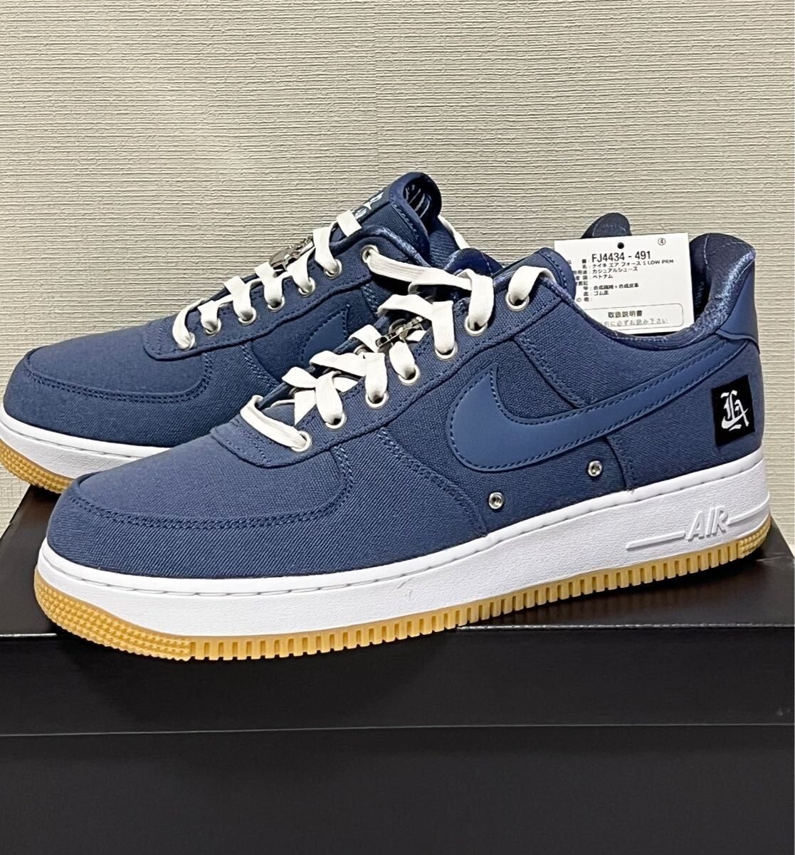 靴 NIKE AIR FORCE1 LOW PRM FJ4434-491 Nike Air Force 1 Low FJ4434-491 PRM West Coast Los Angeles