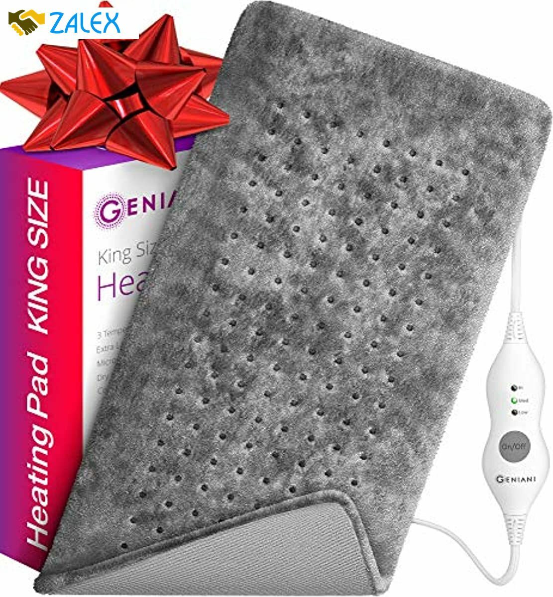 XL Heating Pad Electric Heating Pad for Moist and Dry Heat Therapy