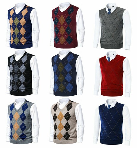 トップス Palace skateboards argyle knit vest 1734522065-