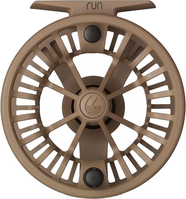 Run Fly Reel, Lightweight Design for Trout, Freshwater Fishing, Carbon Fiber Dra