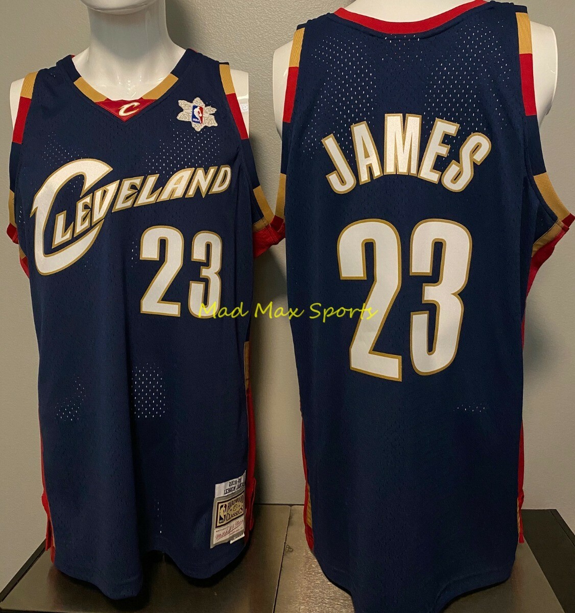 LEBRON JAMES 2009 Cavaliers Mitchell & Ness CHRISTMAS