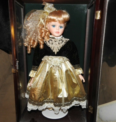 Porcelain doll best sale cabinet