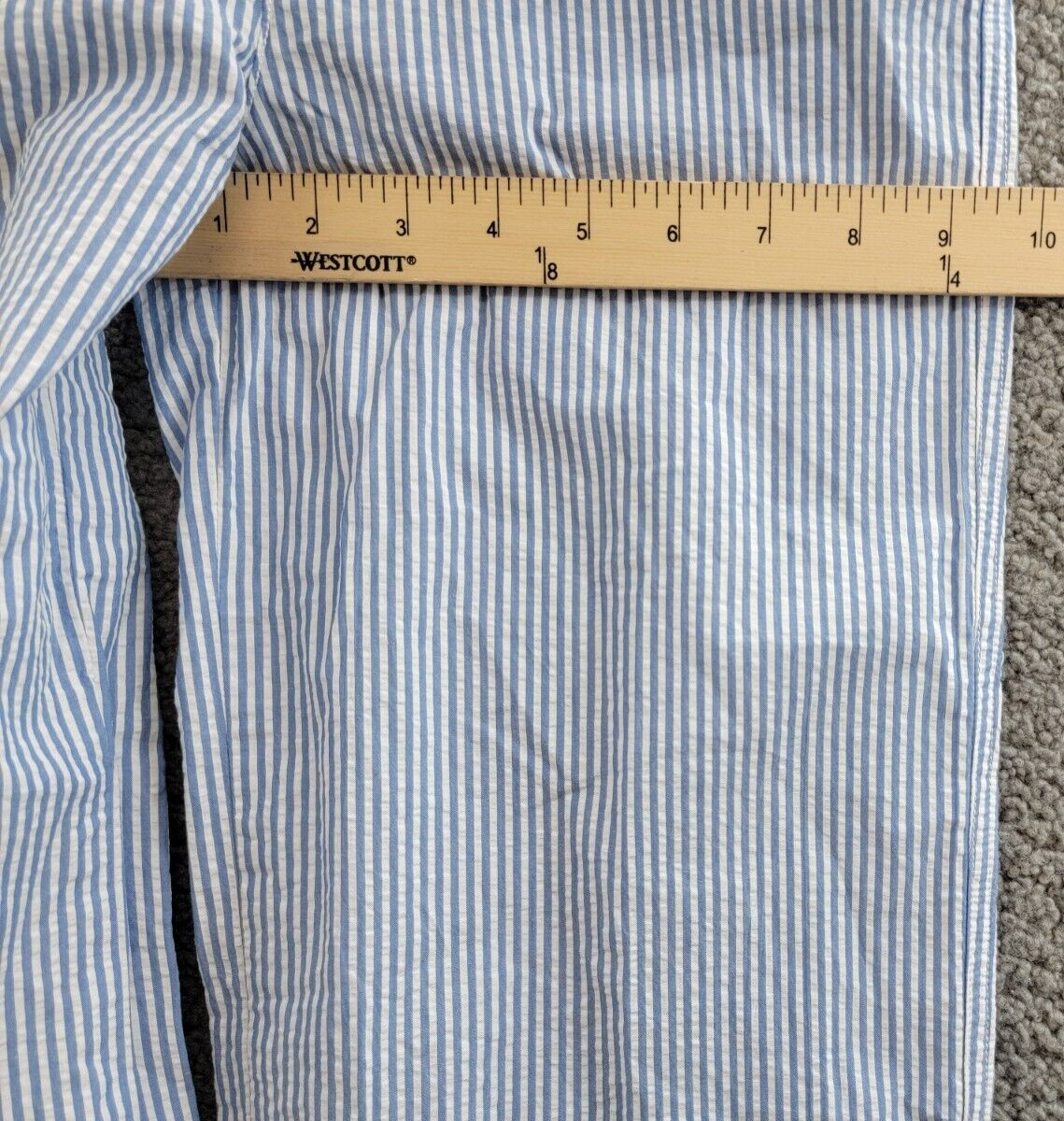 Polo Ralph Lauren Polo Prepster Seersucker Pants Girl's 10 Blue Button Closure~ - Picture 6 of 18