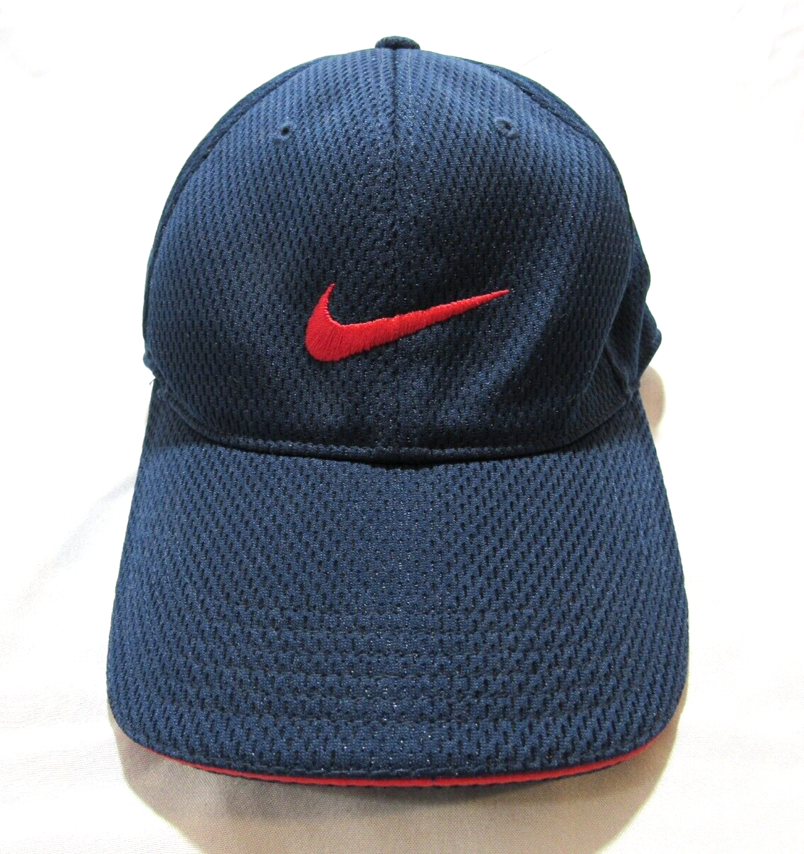 帽子 90s nike swoosh logo cap VTG 90s NIKE Embroidered Double Big Logo Swoosh Cap Unisex