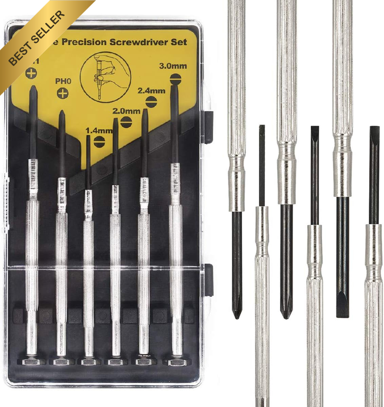 Eyeglass Screwdriver with Case Mini Kit Set Small Screwdriver for Eyeglasses Jew