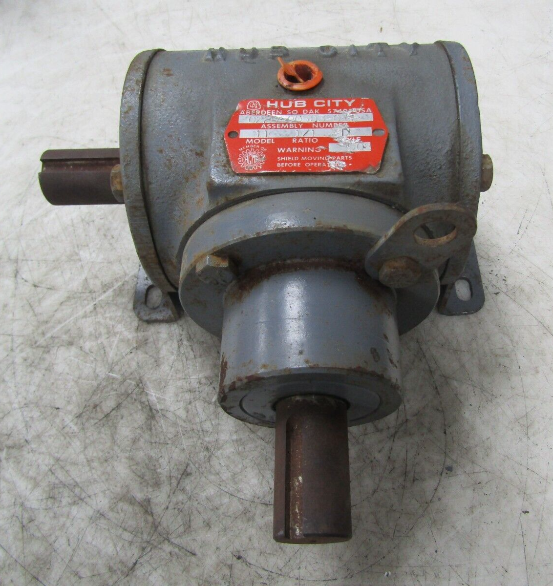 💥NEW HUB CITY MODEL 11 1:1 RATIO GEAR REDUCER 0220-00503