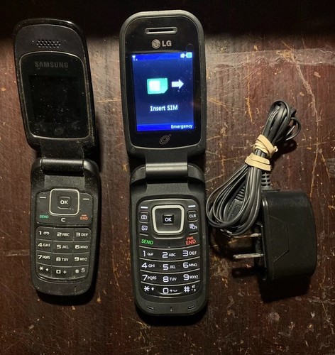 Tracfone 2 Preowned Phone Lot Working Phone LG SAMSUNG