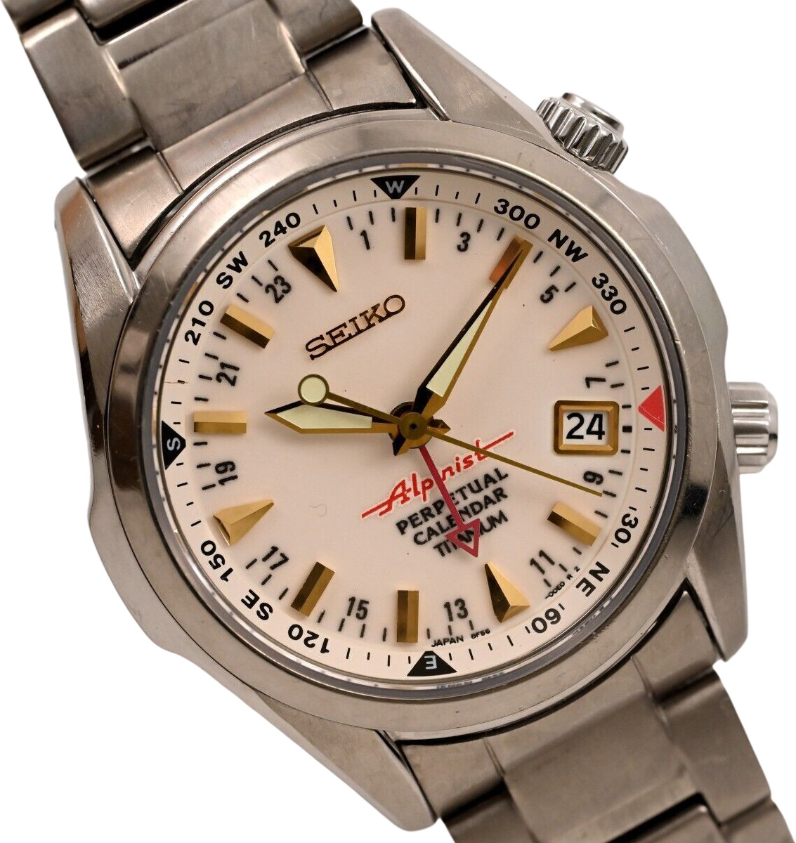Seiko Alpinist Cream Unisex Adults Watch - SBCJ021 for sale Seiko Alpinist Cream Unisex Adults Watch - SBCJ021 for sale