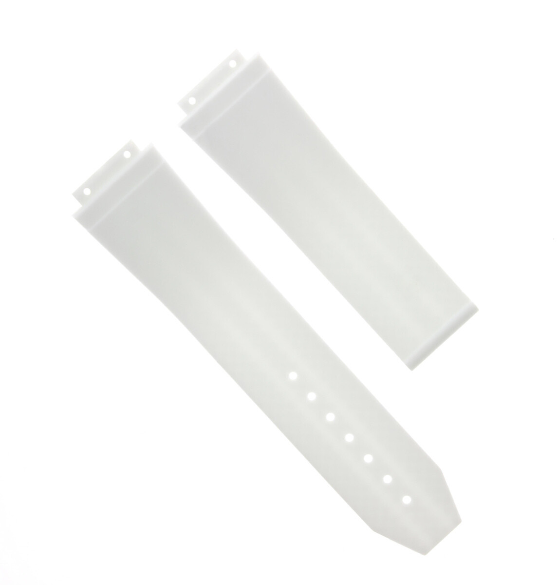 25MM SILICONE RUBBER WATCH BAND DEPLOYMENT CLASP TIRE STRAP FOR HUBLOT