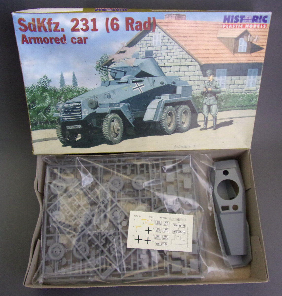 Yahoo!オークション - Sd.Kfz.231 6輪重装甲偵察車 1/72