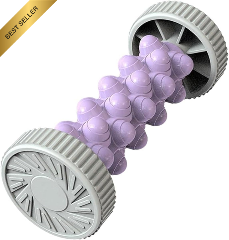 Hand and Foot Massage Roller - Yoga and Fitness Muscle Relaxation Tool, Textured