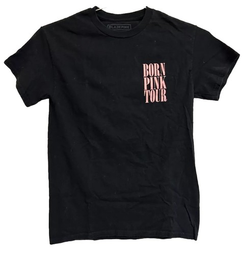 BLACKPINK - BLACK PINK BORN  PINKTシャツ　M 白　韓国限定 Blackpink BORN PINK Tour T-shirt – Kpop Exchange