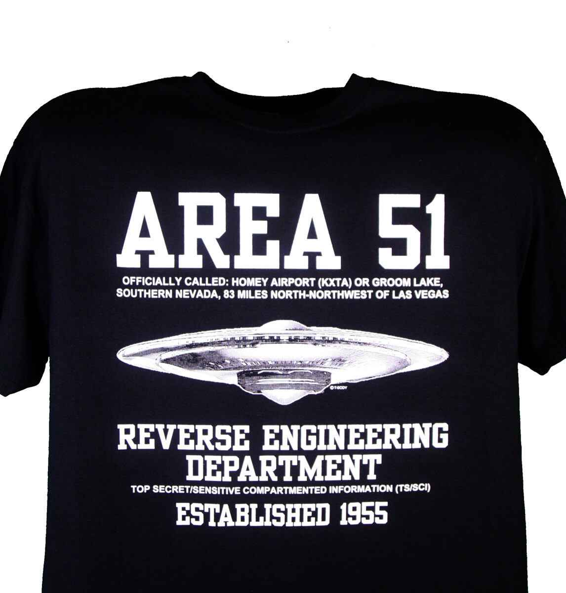 Area 51 T-Shirt Roswell Alien UFO Tee Space Abduction Reverse Engineering New