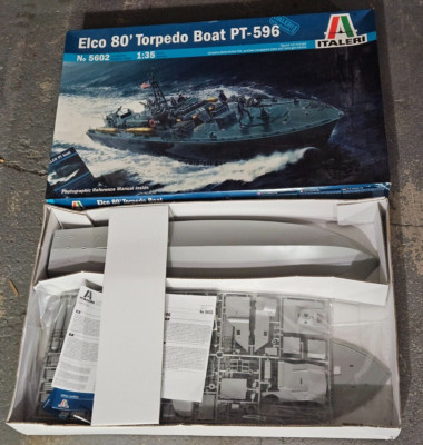 1:35 Scale Elco 80' Torpedo Boat PT-596 Italeri# 5602