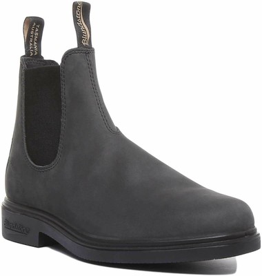 Pre-owned Blundstone 1308 Elastic Sided Chelsea Boot In Rustic Black Size Us 7 - 13