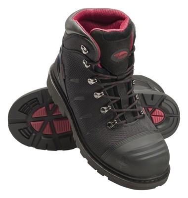 Pre-owned Avenger Men's 6-inch Hammer Carbon Toe Waterproof Work Boots Black - A7580, Blac