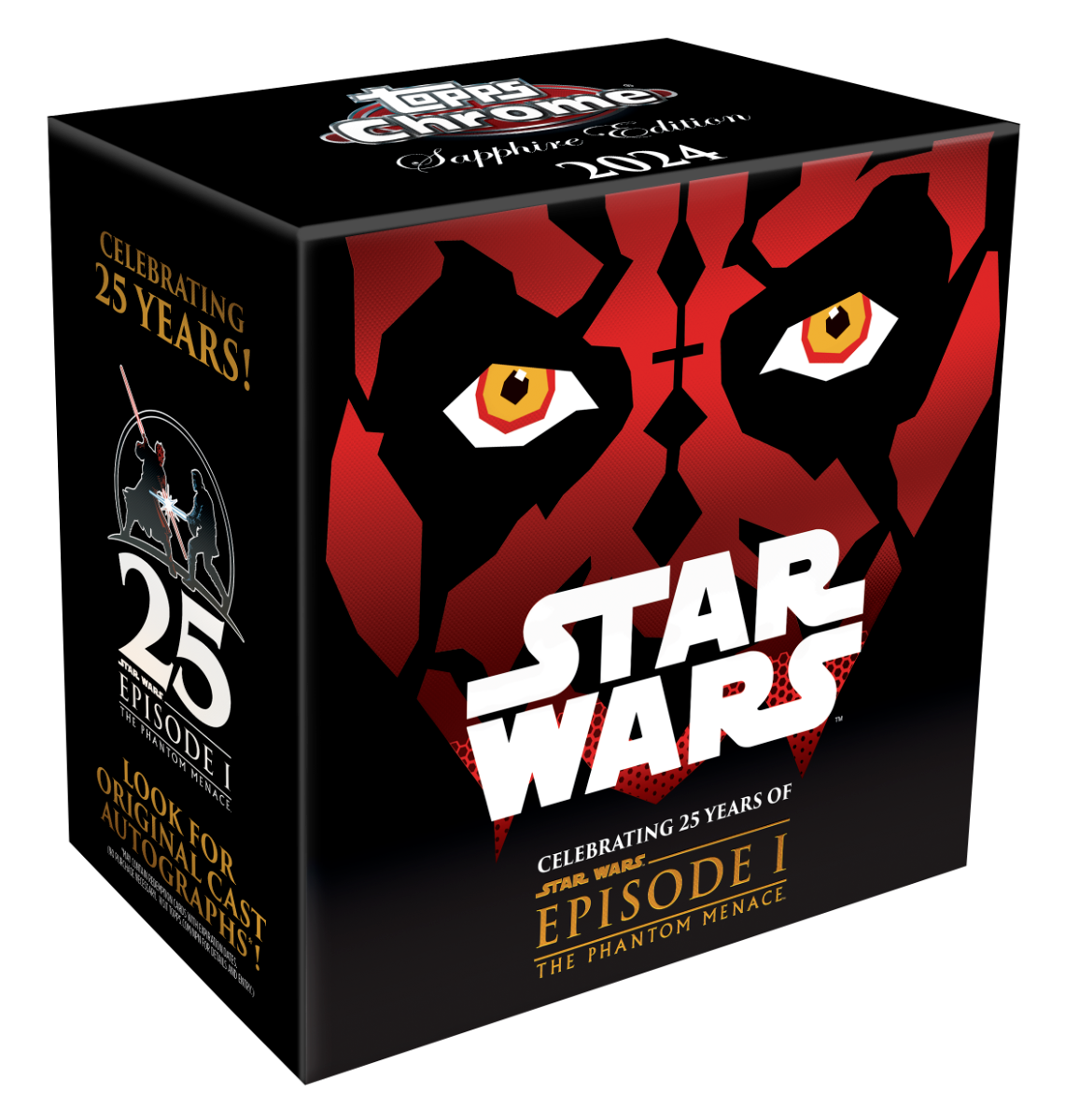 2024 Topps Chrome Sapphire Star Wars Episode 1 25TH Factory