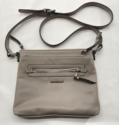Dana Buchman Gray Purse Crossbody Adjustable Handbag Medium