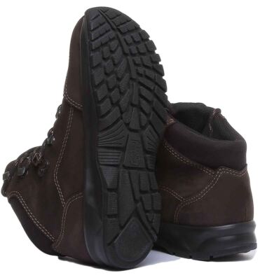Pre-owned Finn Comfort Tibet Lace Up Comfort Hiker Womens Boot Brown Us 5 - 11