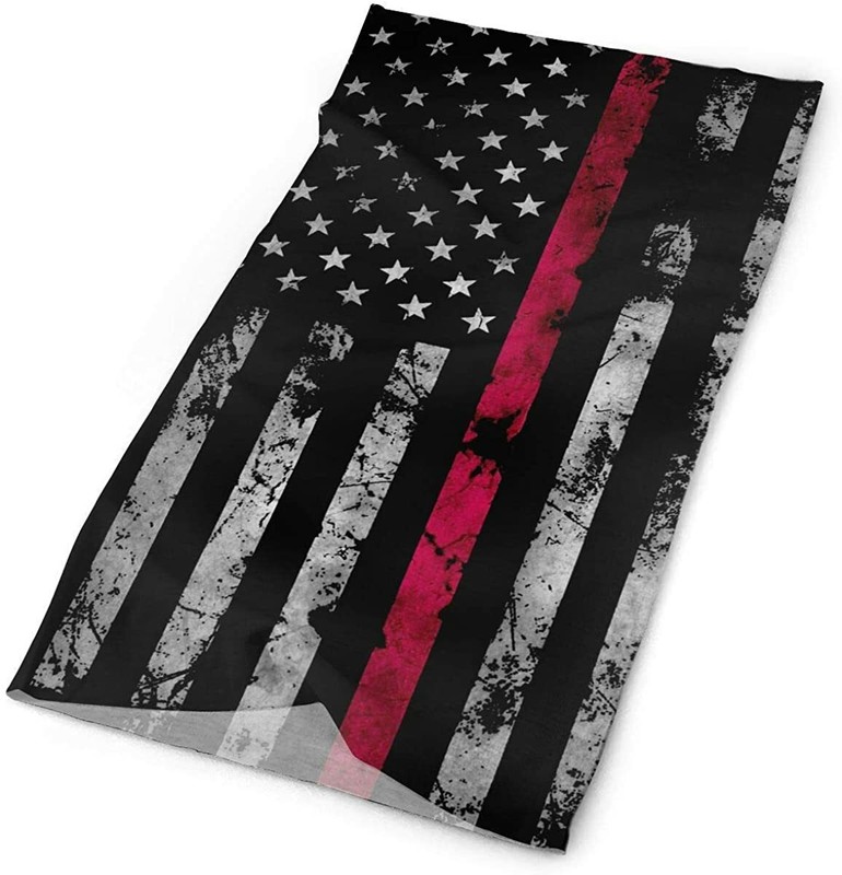 Download MOLIAN Firefighter Thin Red Line USA Flag Bandanas ...