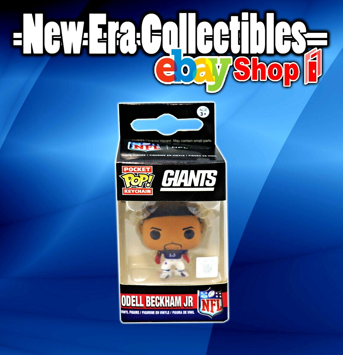 Pop Pocket Keychain NFL Giants Odell Beckham Jr Miniature Figure Funko 2016 | eBay
