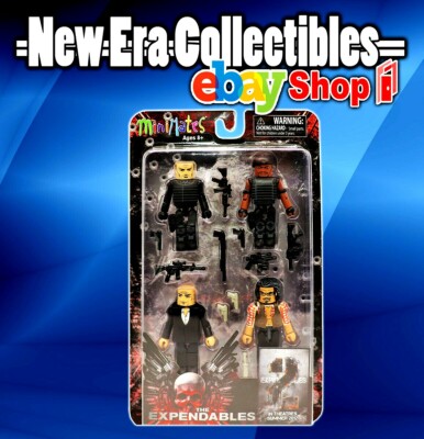 Mini Mates The Expendables 4-Pack Mini Figure Set Diamond Select Toys 2012 