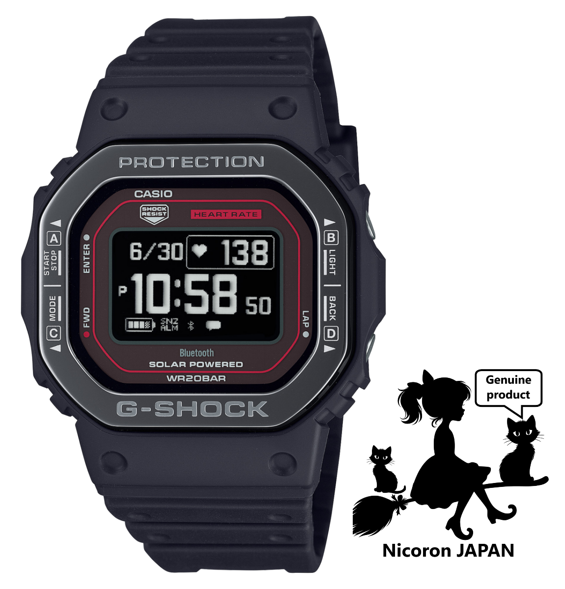 時計 CASIO G-SHOCK DW-H5600MB-1A4JR CASIO G-SHOCK Men's Watch DW-H5600MB-1A4 Sports Training