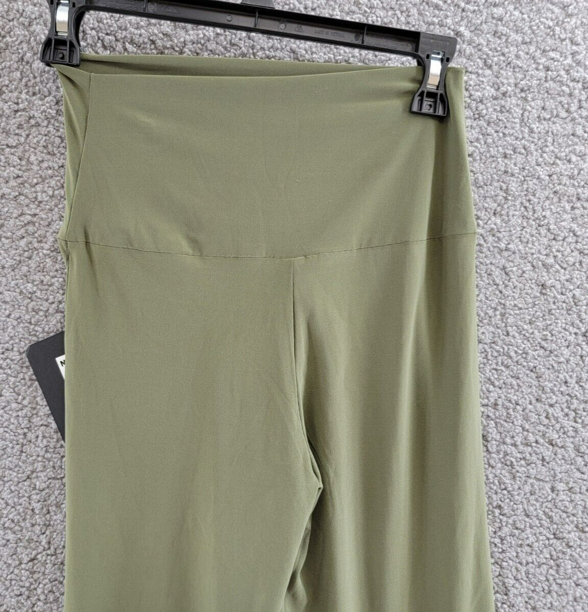 Norma Kamali Bootcut Pants Women's XS Military Wide Waistband Pull-On Style + - Picture 8 of 13