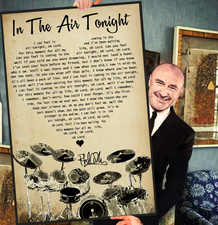 In The Air Tonight Lyrics Signature Music Poster No Frame ...