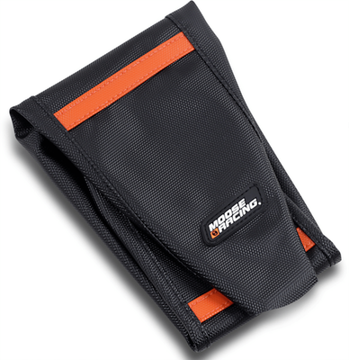 MOOSE OFFROAD Ribbed Seat Cover for KTM '18-'22 - Black with Orange Ribs (Part N
