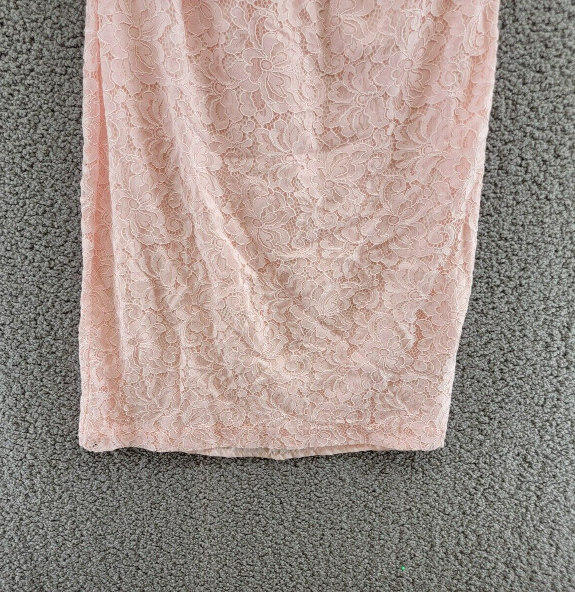 Lauren Ralph Lauren Lace Puff-Sleeve Cocktail Dress Women's 8 Pink Opal + - Picture 4 of 17