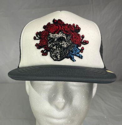 Grateful Dead ''Red White & Bertha'' High Crown Flat Brim Foam Trucker
