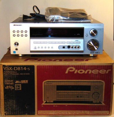 Pioneer VSX-D814-S Home Theater Audio Video A/V Receiver Silver - New/Unused