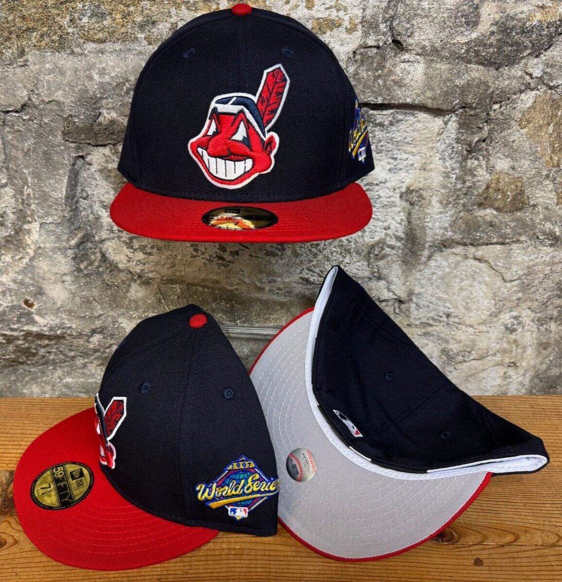 Cleveland Indians Wahoo New Era Fitted Club 59Fifty Two Tone