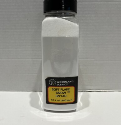Woodland Scenics SN140 Soft Flake Snow for Winter Scenes Model Train Scenery