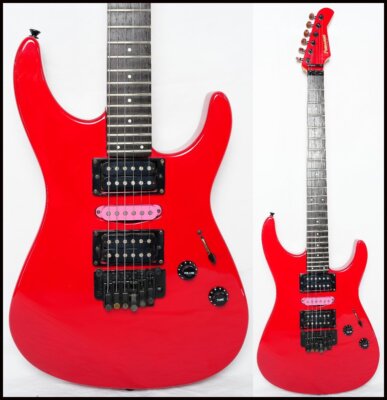Electric Guitar Fernandes Revolver FR-55 80's Red HSH Alder