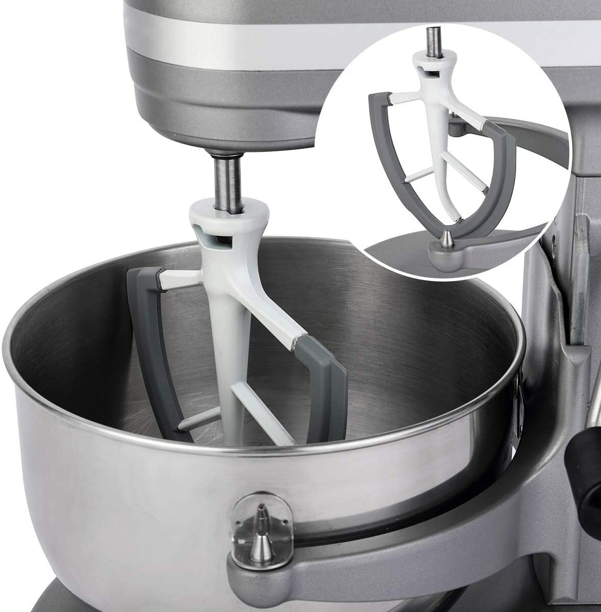 Fit KitchenAid 4.5-5 Quart Tilt-head Mixer Bowls,white.