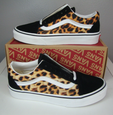 Vans leopard old school deals