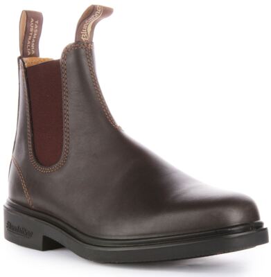 Pre-owned Blundstone 067 Strout Chisel Toe Dress Series Mens Ankle Boot Brown Us 7 - 13