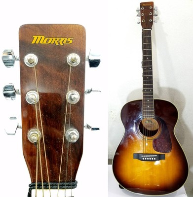 Acoustic Guitar Morris MF-306 TS 1998 Folk Sunburst S/N