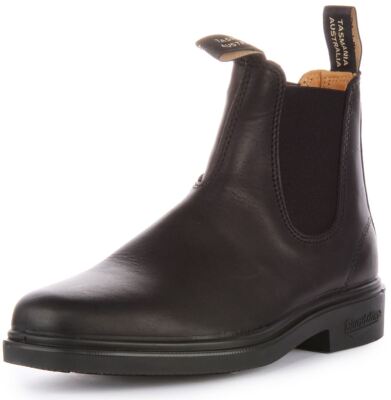 Pre-owned Blundstone 068 Voltan Chisel Toe Dress Series Mens Ankle Boot Black Us 7 - 13