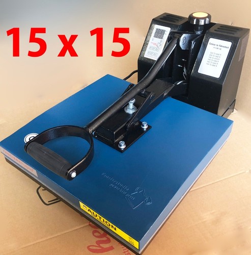 15 x 15 Digital Clamshell Heat Press Transfer T-Shirt Sublimation Press Machine