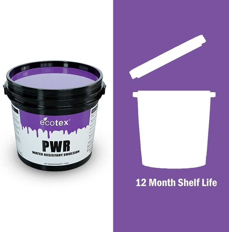 Ecotex&reg; PWR Screen Printing Emulsion (Gallon - 128Oz.) Pre - Sensitized Photo Em