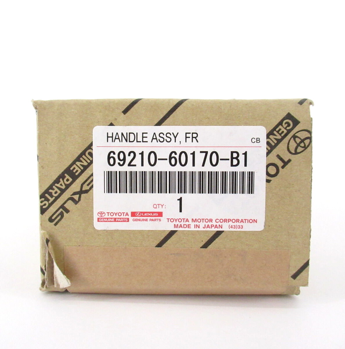 Genuine OEM Toyota Lexus 69210-60170-B1 Outer Rear Door Handle
