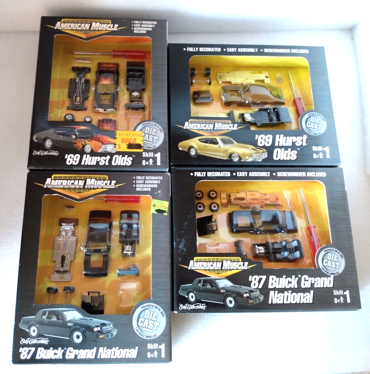 1/64 ERTL ダイキャストモデル 4台セット ERTL 1/64th Scale 4 Diecast Cars | eBay