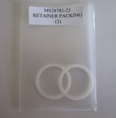 MS28782-22 Packing Retainer Back-up Ring - Lot of 2