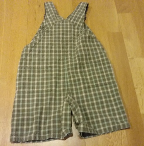 GYMBOREE TODDLER BOYS CLOTHES PLAID SHORTALLS BIB OVERALL 3T OUTFIT