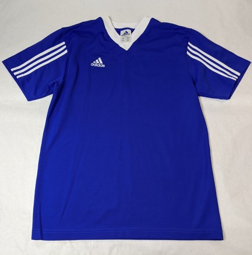 90's adidas×SONY soccer uniform VINTAGE 90s ADIDAS FOOTBALL SHIRT SOCCER JERSEY BLUE