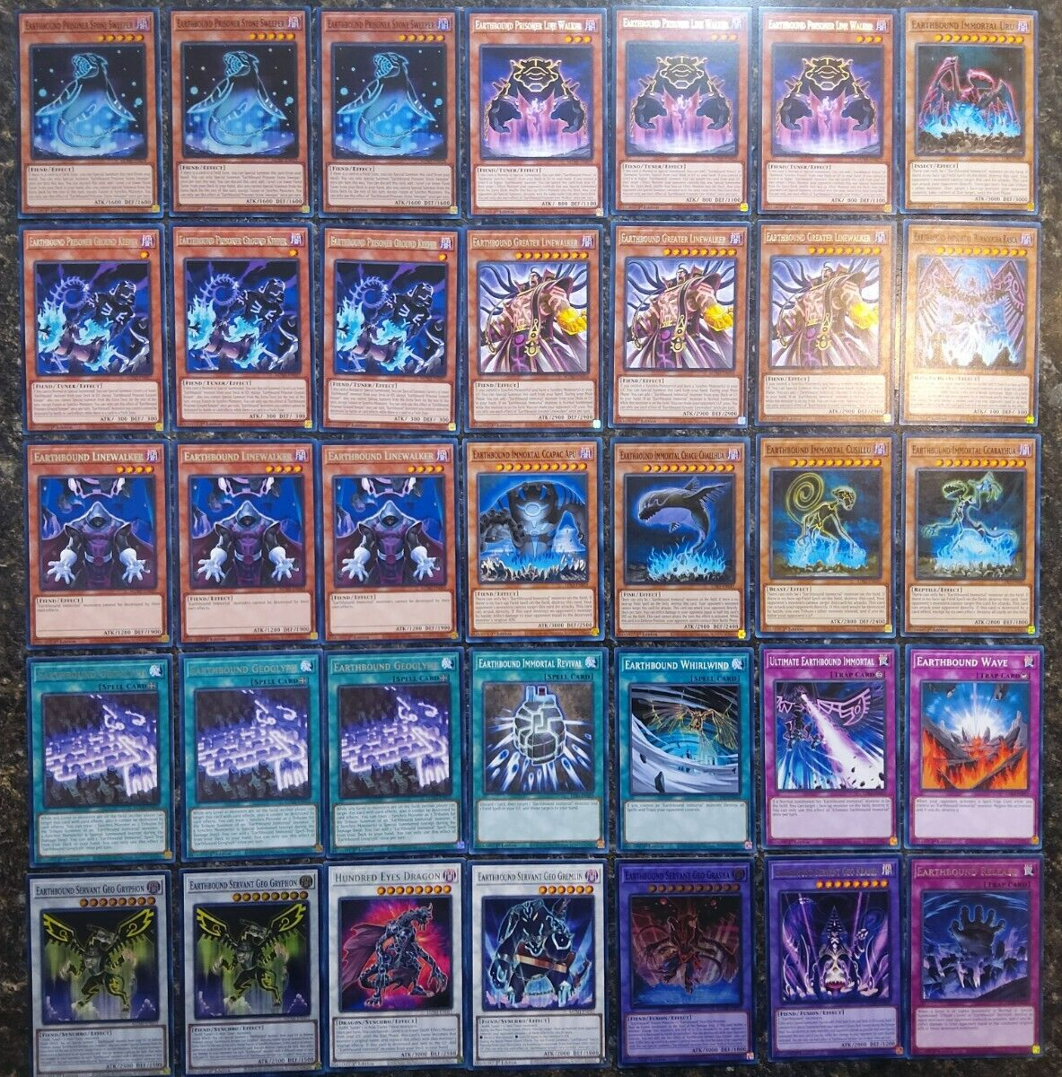 Earthbound DECK CORE Prisoner Stone Sweeper Line Walker Ground Keeper