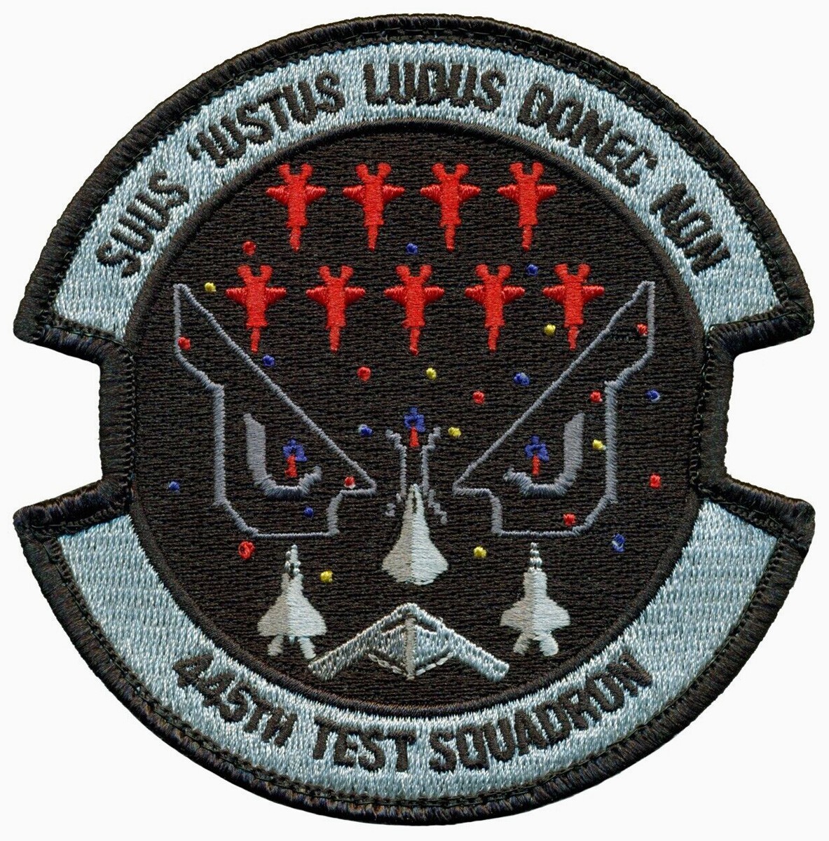 USAF 445th TEST SQ -445 TS- B-21-B-2-F-22-F-35 STEALTH